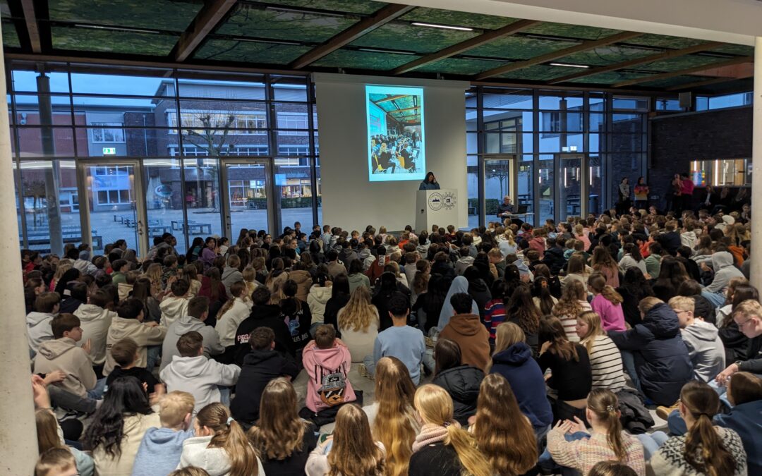 Schulversammlung am 31.Januar: Ehrungen, Danksagungen, Erlebnisberichte