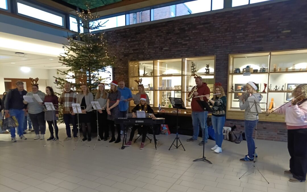 Weihnachtslieder in den Pausen