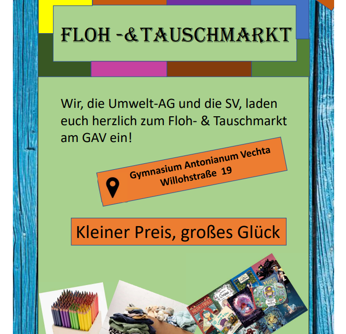Floh- und Tauschmarkt am 10. April